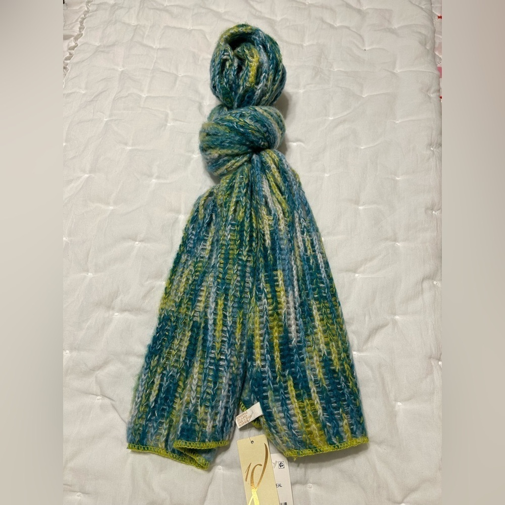 Collection Eighteen (Macy’s) smoked teal scarf - Picture 2 of 3